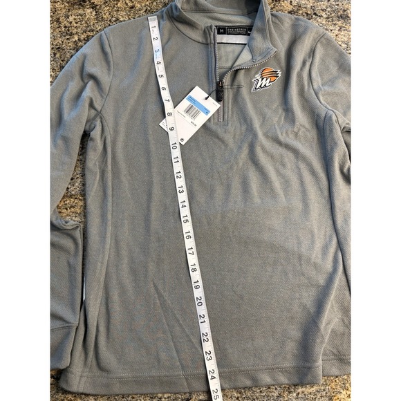 NWT Phoenix Mercury Pullover Adult Medium Nike Dri Fit WNBA 1/4 Zip Grey WNBA - Picture 4 of 10